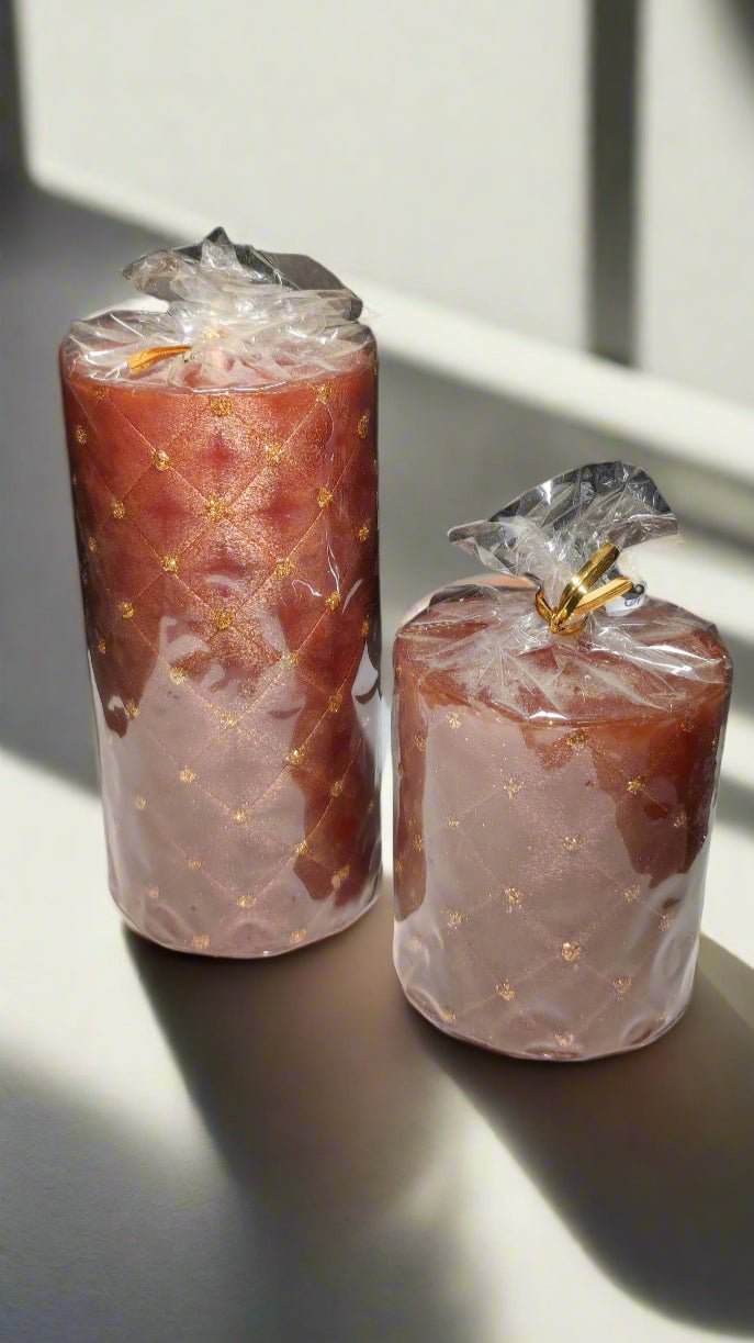 Set of two candles - "INSEPARABLE BROTHERS"