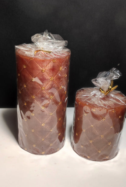 Set of two candles - "INSEPARABLE BROTHERS"